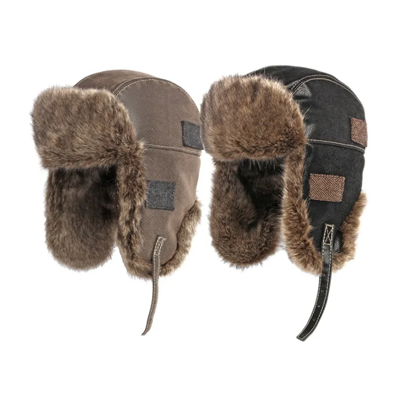 Зимняя шапка-ушанка, мужская и женская шапка-пилот, модная шапка-ушанка из искусственного меха, Мягкая Кожаная шапка-ушанка, Русская Шапка
Зимняя шапка-ушанка, мужская и женская шапка-пилот, модная шапка-ушанка из искусственного меха, Мягкая Кожаная шапка-ушанка, Русская Шапка