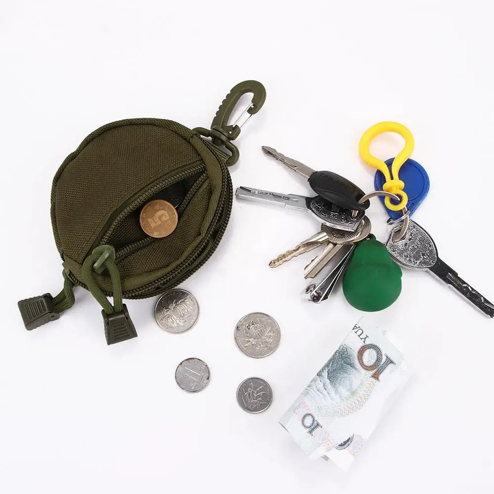 with Hook Outdoor Tool with Zipper Bag EDC Key Holder Wallet Coin Purses Pouch
with Hook Outdoor Tool with Zipper Bag EDC Key Holder Wallet Coin Purses Pouch