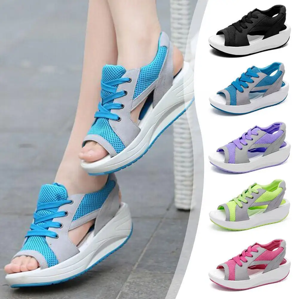 1 Pair Of Shoes Sole Sandals Thick Slope Heel Breathable Shoes Sports Comfortable Women's Women's Mesh Shoes Shoes Casual A8Y5
1 Pair Of Shoes Sole Sandals Thick Slope Heel Breathable Shoes Sports Comfortable Women's Women's Mesh Shoes Shoes Casual A8Y5