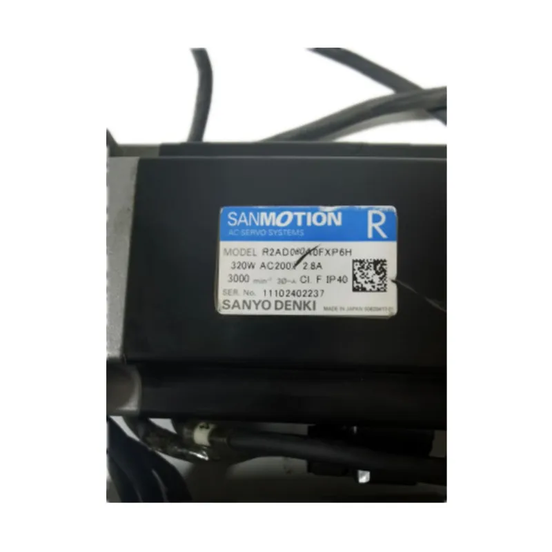 Оригинальный телефон, Серводвигатель Sanyo R2AD06040FXP6H R2AD06040FCP6H, используется в хорошем состоянии, пожалуйста, запросите 
Оригинальный телефон, Серводвигатель Sanyo R2AD06040FXP6H R2AD06040FCP6H, используется в хорошем состоянии, пожалуйста, запросите