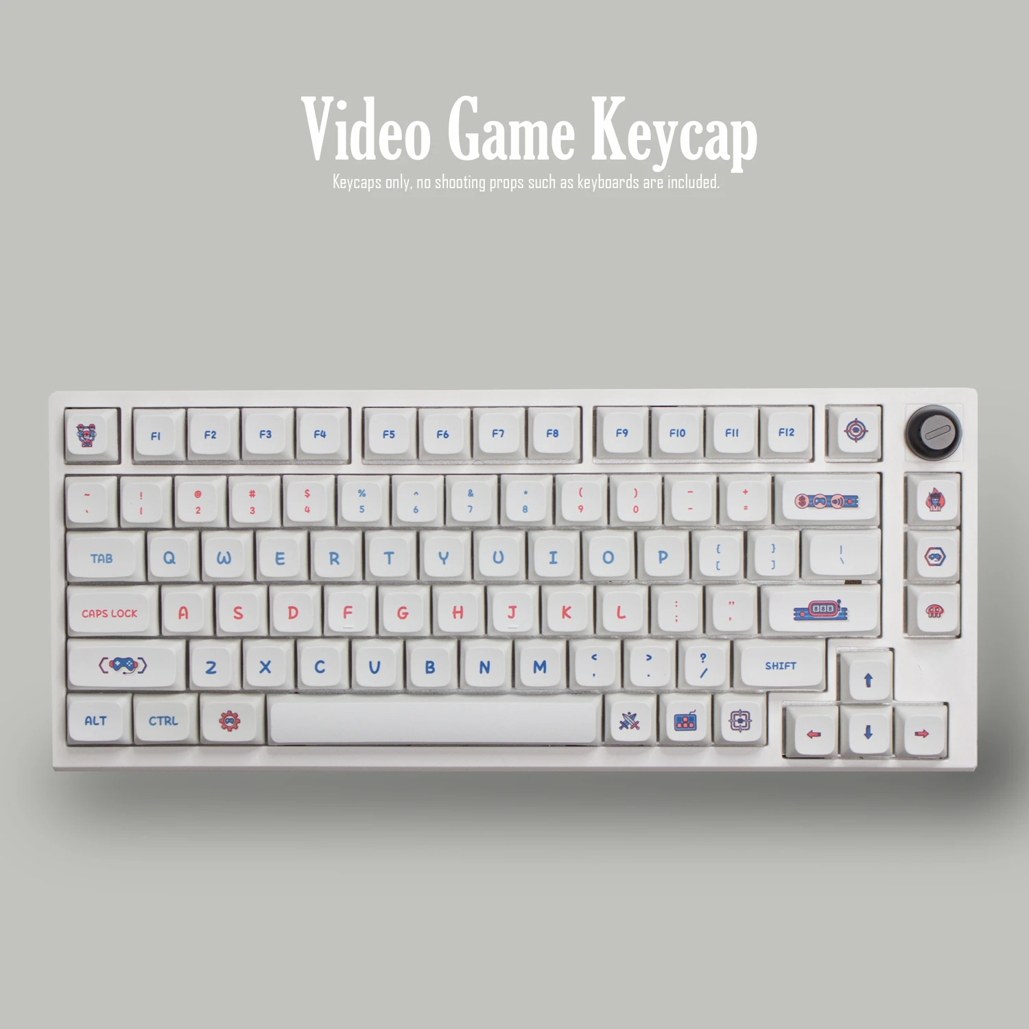 

Video Game Keycap XDA Profile Keycaps 122 Keys PBT Sublimation 61/68/87/98/104 Layout Mechanical Keyboard