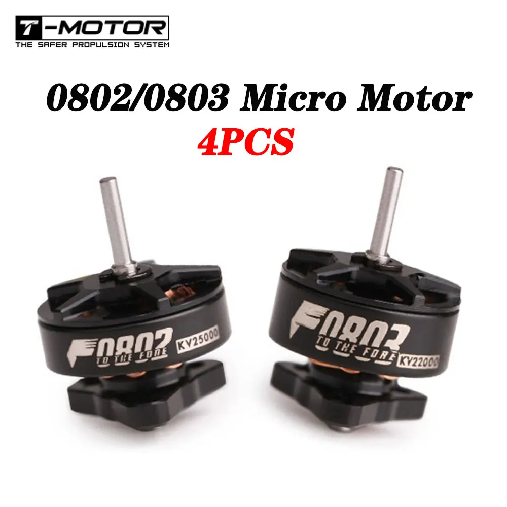 4PCS T-Motor 0802 25000KV 0803 22000KV 1S Brushless Motor for RC FPV Racing Freestyle Tinywhoop Drones Mobula6 Mobula7 Moblite7
4PCS T-Motor 0802 25000KV 0803 22000KV 1S Brushless Motor for RC FPV Racing Freestyle Tinywhoop Drones Mobula6 Mobula7 Moblite7