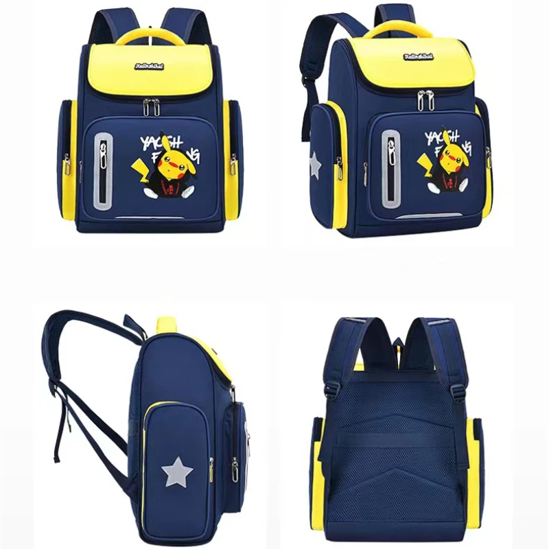 New Pokemon Primary School Schoolbag Pikachu Boys Cartoon Children Backpack Space Schoolbag Reflective Waterproof Breathable Bag
New Pokemon Primary School Schoolbag Pikachu Boys Cartoon Children Backpack Space Schoolbag Reflective Waterproof Breathable Bag