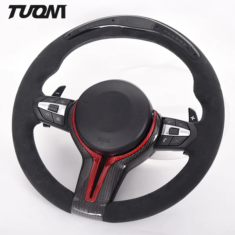 For BMW M5 M6 X3 X4 F11 F12 E90 E92 E43 E63 LED Full Alcantara Carbon Trim Car Steering Wheel Custom
For BMW M5 M6 X3 X4 F11 F12 E90 E92 E43 E63 LED Full Alcantara Carbon Trim Car Steering Wheel Custom