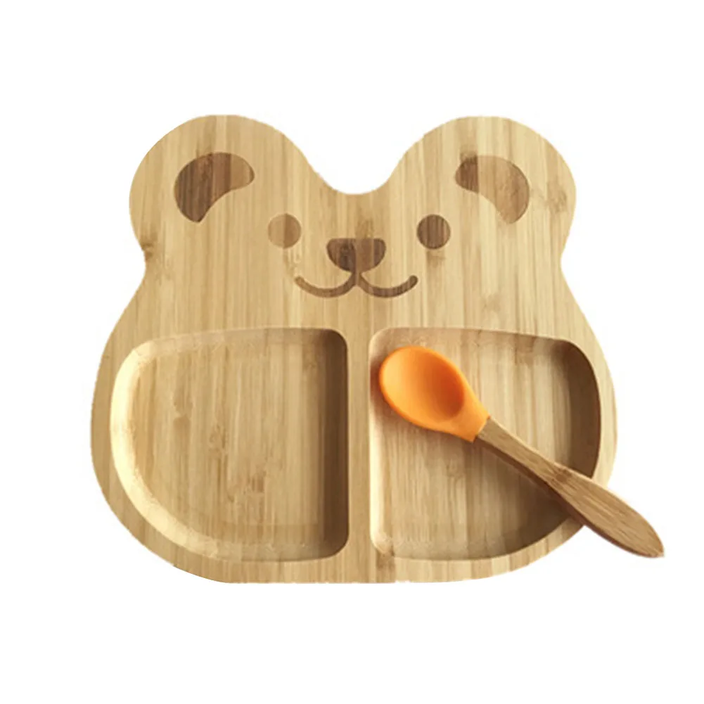 With Spoone Training Home Kindergarten Bamboo Baby Feeding Plate Non Slip Tableware Easy Clean Panda Shape Cartoon Suction Cup
With Spoone Training Home Kindergarten Bamboo Baby Feeding Plate Non Slip Tableware Easy Clean Panda Shape Cartoon Suction Cup