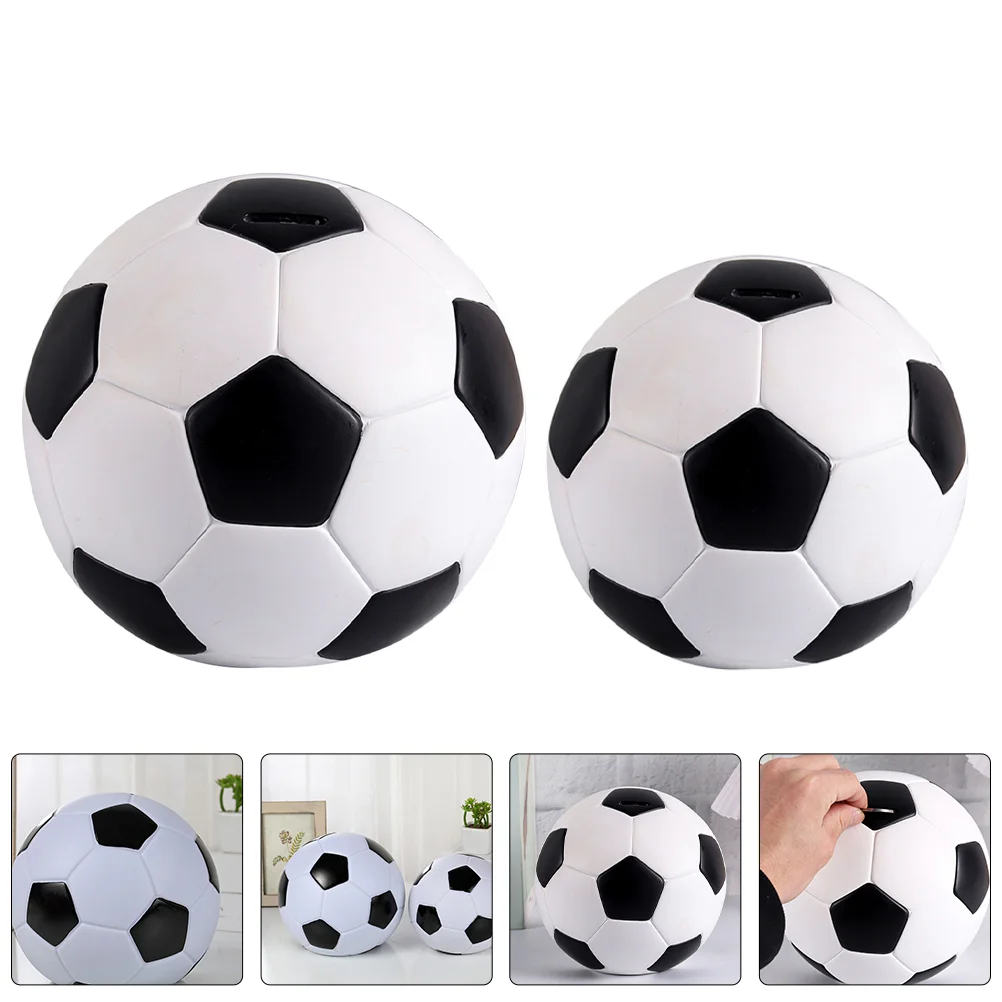 2pcs Football Shape Coin Container Piggy Bank Coin Storage Jar Bedroom Piggy Bank Ornament
2pcs Football Shape Coin Container Piggy Bank Coin Storage Jar Bedroom Piggy Bank Ornament