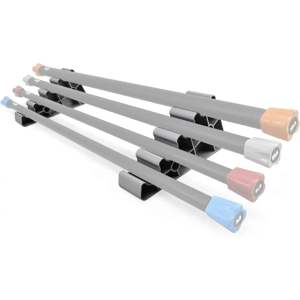 Garage Gym Weighted Bar Rack/Weighted Bar Holder Storage for Home Gym Fitness Accessories Workout Aerobic Bars - Pair Portable
Garage Gym Weighted Bar Rack/Weighted Bar Holder Storage for Home Gym Fitness Accessories Workout Aerobic Bars - Pair Portable