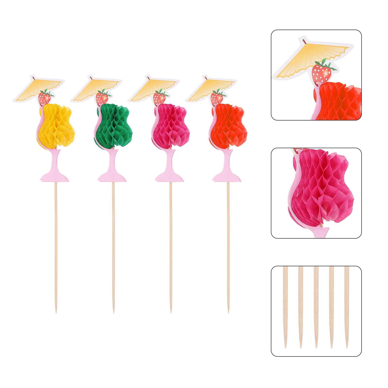 50pcs Premium Durable Decorative Fruit Picks Cake Picks Party Supplies Cocktail Picks
50pcs Premium Durable Decorative Fruit Picks Cake Picks Party Supplies Cocktail Picks