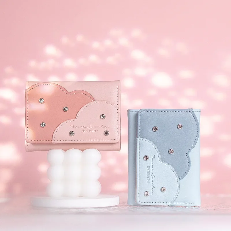 Женский кошелек, короткий портативный складной Женский кошелек из искусственной кожи с отделением для карт, держатель для банкнот, сумка для денег 
Женский кошелек, короткий портативный складной Женский кошелек из искусственной кожи с отделением для карт, держатель для банкнот, сумка для денег