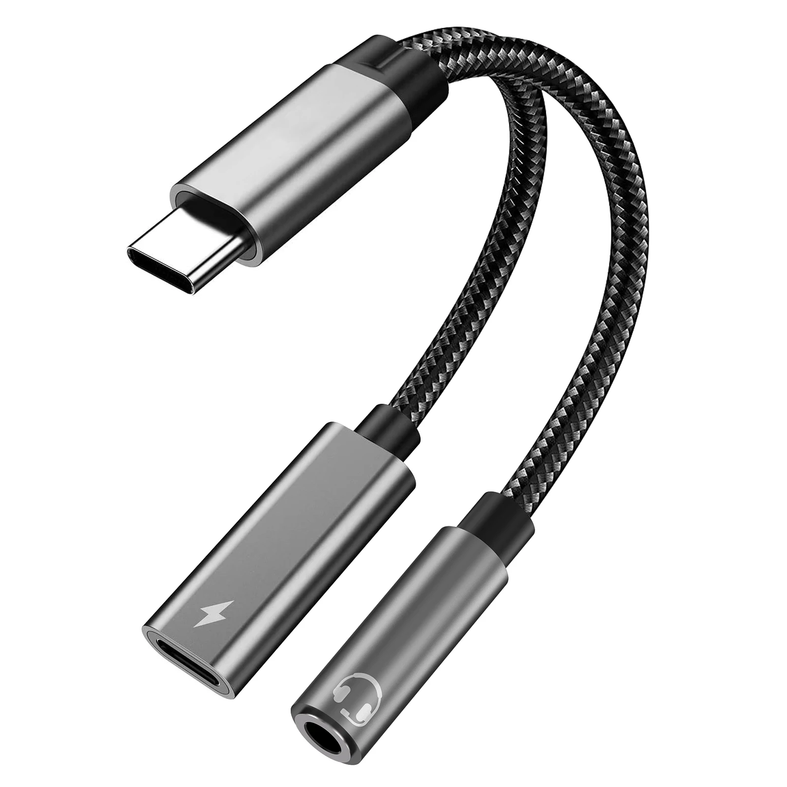 Geekria USB-C to 3.5mm Jack Audio Charger Adapter, PD 60W Fast Charge, USB-C DAC Digital Audio Cable For Samsung Galaxy S22 S21
Geekria USB-C to 3.5mm Jack Audio Charger Adapter, PD 60W Fast Charge, USB-C DAC Digital Audio Cable For Samsung Galaxy S22 S21