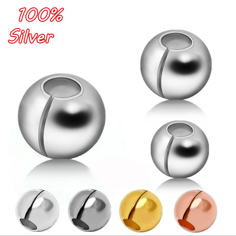 4pcs 925 Sterling Silver Color End Cap Beads Can Open Spacer Bead Charms for Diy Jewelry Making Finding Accessories Wholesale
4pcs 925 Sterling Silver Color End Cap Beads Can Open Spacer Bead Charms for Diy Jewelry Making Finding Accessories Wholesale