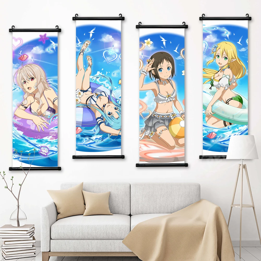 Anime Canvas Print Painting Sword Art Online Wall Art Yuuki Asuna Picture Poster Tiese Schtrinen Home Decoration Hanging Scrolls
Anime Canvas Print Painting Sword Art Online Wall Art Yuuki Asuna Picture Poster Tiese Schtrinen Home Decoration Hanging Scrolls