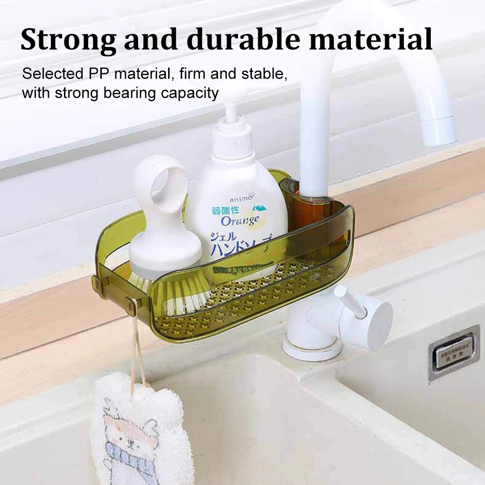 Sink Holder Hanging Kitchen Bathroom Sponge Soap Shelf with Hook Faucet Caddy Drainer Towel Rack Storage Shelf Kitchen Organizer
Sink Holder Hanging Kitchen Bathroom Sponge Soap Shelf with Hook Faucet Caddy Drainer Towel Rack Storage Shelf Kitchen Organizer