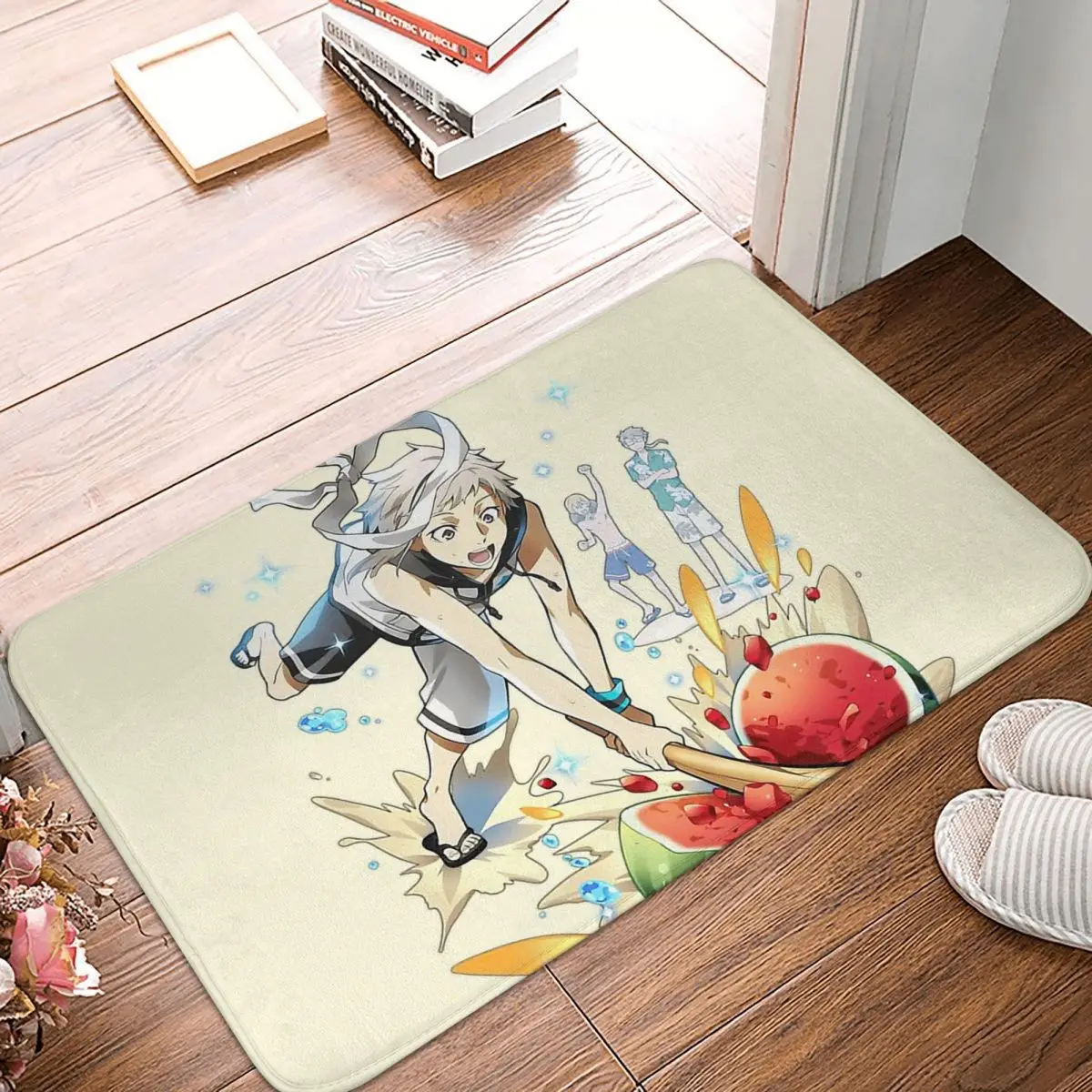 Bungo Stray Dogs Atsushi Nakajima Anime Non-slip Doormat Mayoi Card Watermelon Bath Bedroom Mat Outdoor Carpet Home Modern Decor
Bungo Stray Dogs Atsushi Nakajima Anime Non-slip Doormat Mayoi Card Watermelon Bath Bedroom Mat Outdoor Carpet Home Modern Decor