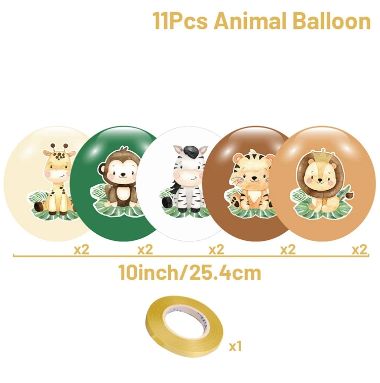 Набор воздушных шаров "Дикий сафари"
Набор воздушных шаров "Дикий сафари"