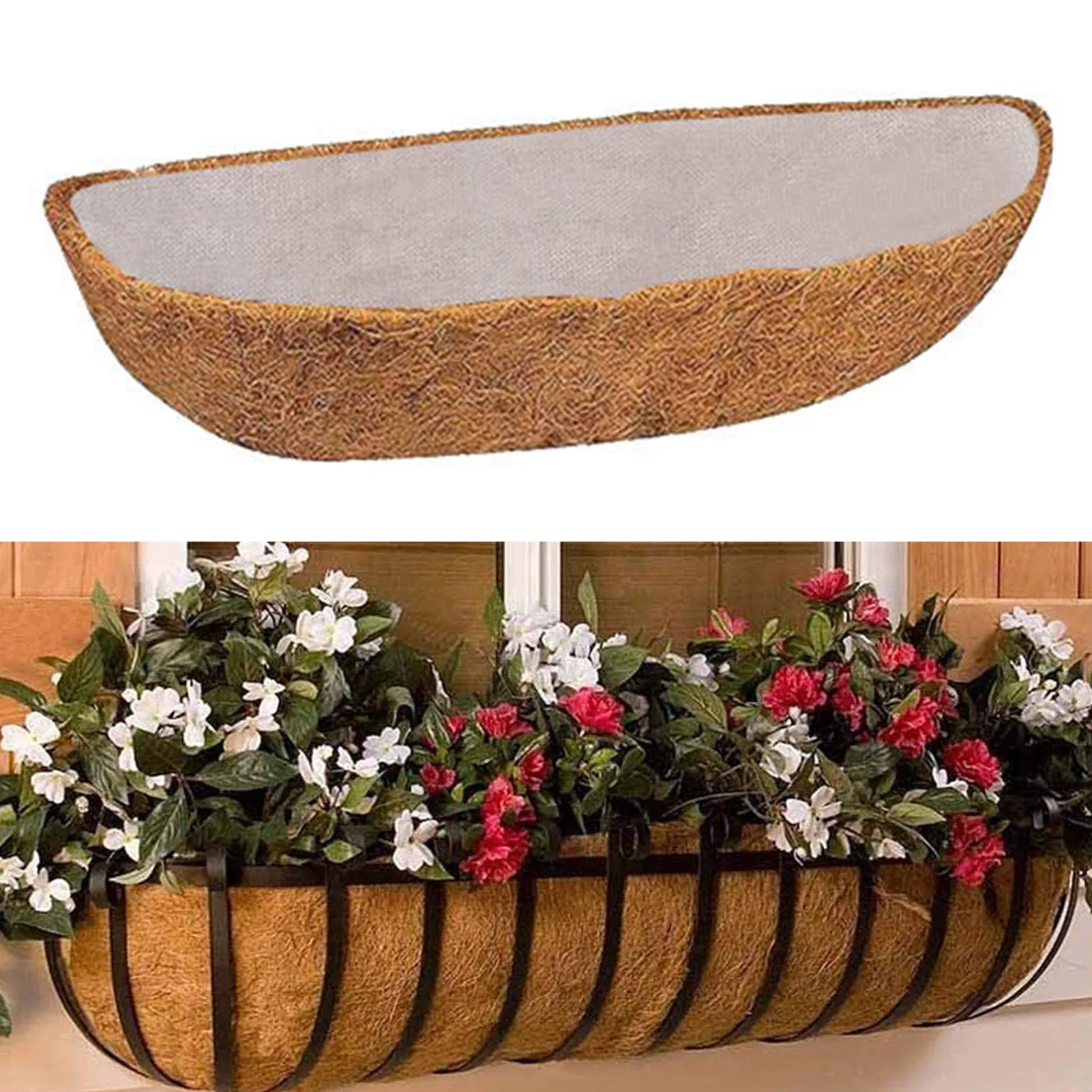 Coco Liners For Hangings Baskets Coconut Fiber Planter Inserts Replacement Liner Planter Liner For Garden Flower Pot
Coco Liners For Hangings Baskets Coconut Fiber Planter Inserts Replacement Liner Planter Liner For Garden Flower Pot