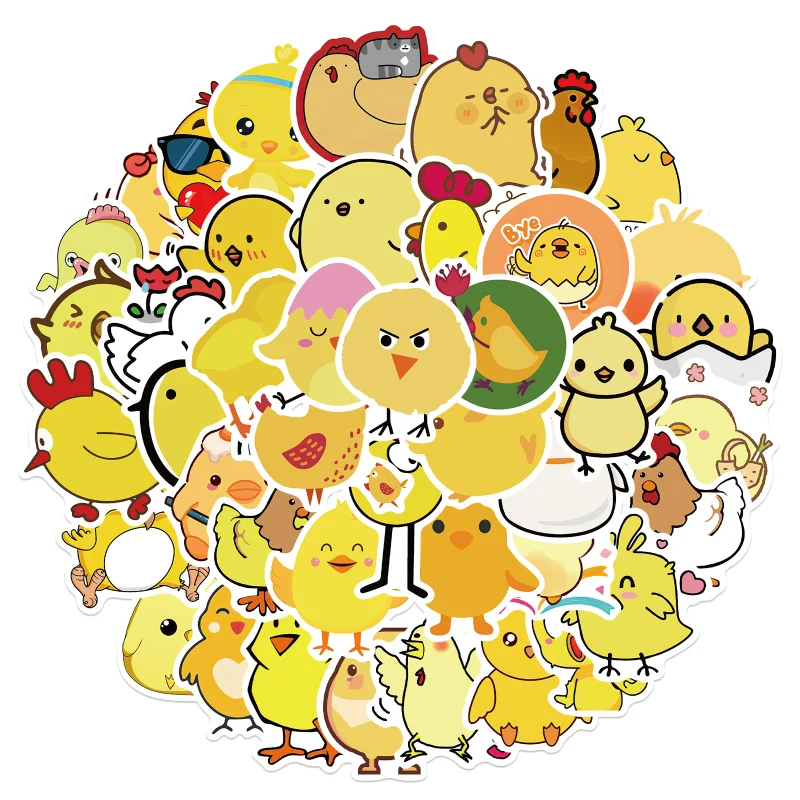 10/30/50pcs Cartoon Cute Little Yellow Chicken Stickers Personalized Decoration Luggage Laptop Waterproof Removable Stickers
10/30/50pcs Cartoon Cute Little Yellow Chicken Stickers Personalized Decoration Luggage Laptop Waterproof Removable Stickers