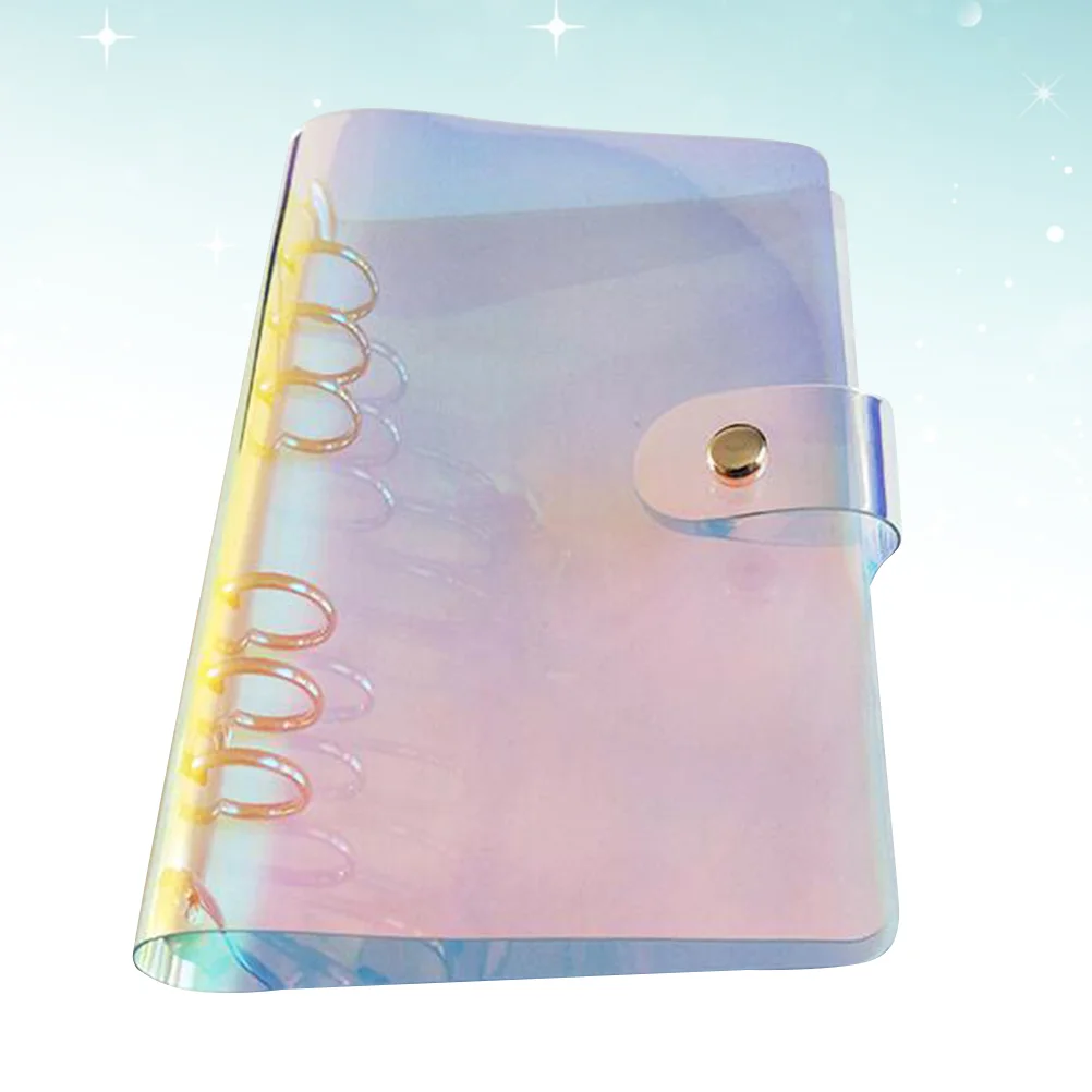 Rainbow Notebook Cover 6 Ring Loose Leaf Binder Clear Notebook Cover Protector with Magnetic Snap Button Closure
Rainbow Notebook Cover 6 Ring Loose Leaf Binder Clear Notebook Cover Protector with Magnetic Snap Button Closure
