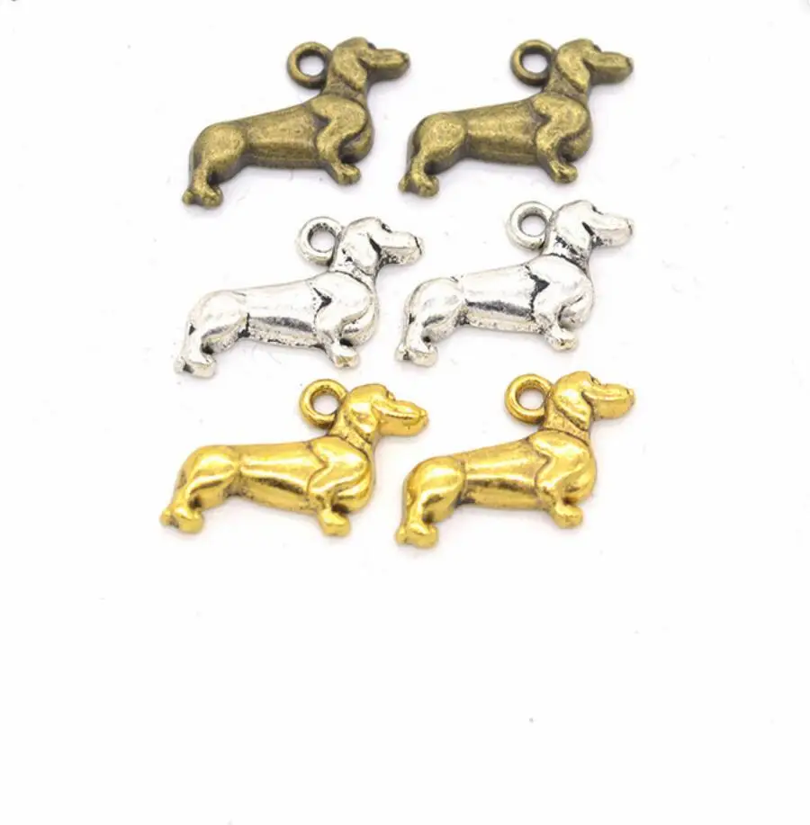 50pcs Charms Lovely Dog 22x13mm Tibetan Silver Color Pendants Antique Jewelry Making DIY Handmade Craft F0425
50pcs Charms Lovely Dog 22x13mm Tibetan Silver Color Pendants Antique Jewelry Making DIY Handmade Craft F0425