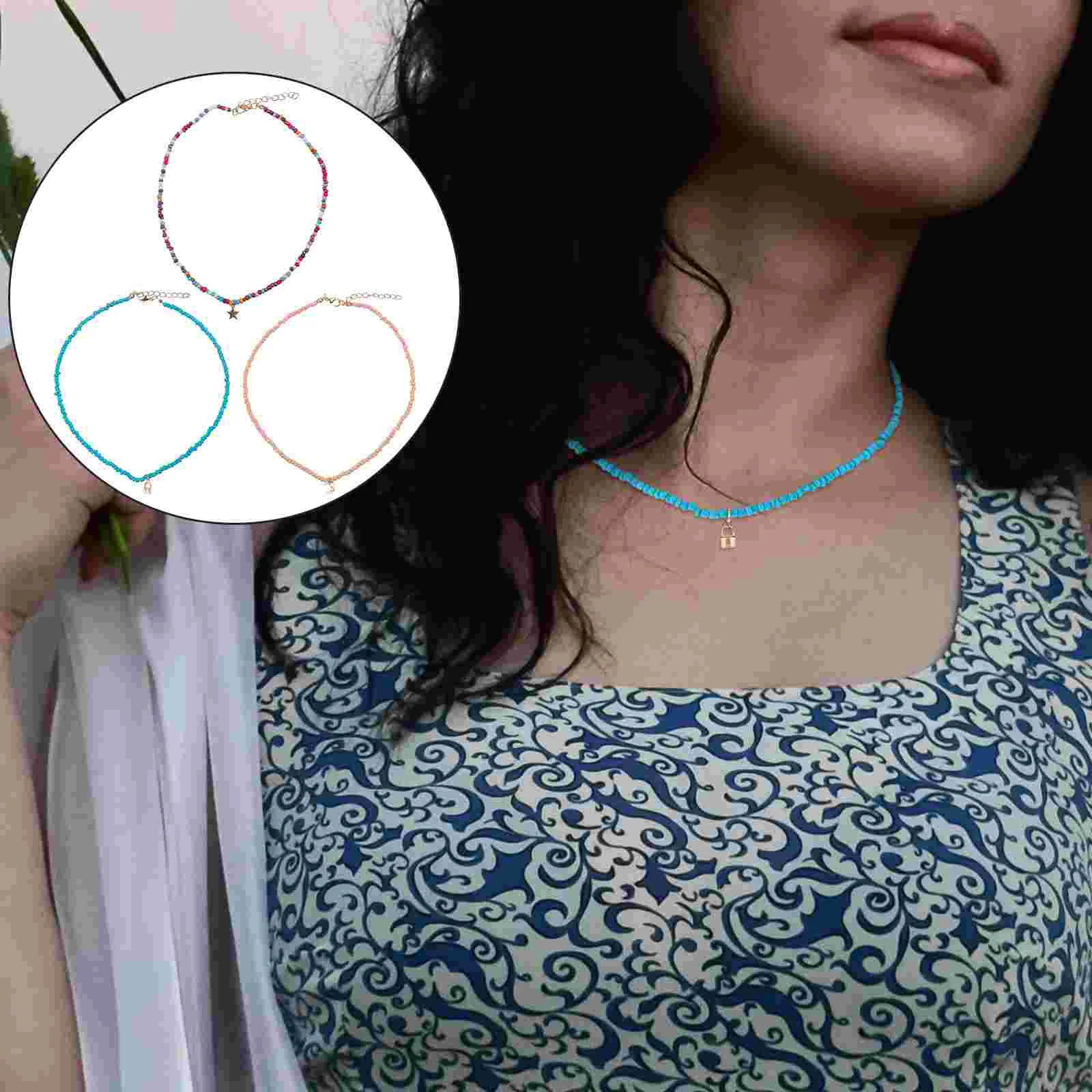 3pcs Bead Chains Fashion Jewelry Necklaces Girl Bead Chains Star Moon Necklaces
3pcs Bead Chains Fashion Jewelry Necklaces Girl Bead Chains Star Moon Necklaces