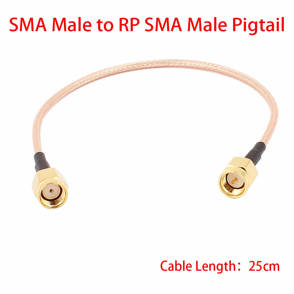 RF Antenna Adapter SMA Male To RP SMA Male Plug 25 Cm Jumper Pigtail Cable RG316 Straight Connector Radio Communication
RF Antenna Adapter SMA Male To RP SMA Male Plug 25 Cm Jumper Pigtail Cable RG316 Straight Connector Radio Communication