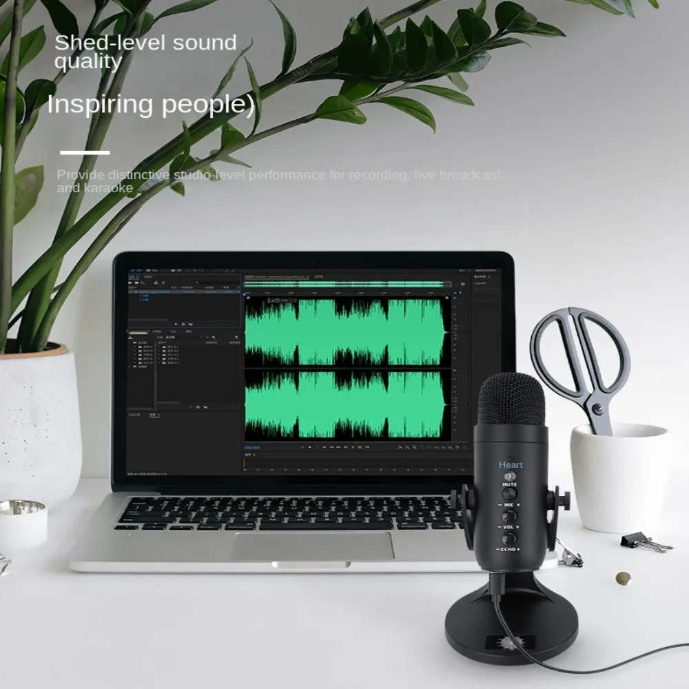 

Stand K Song Game Mobile Phone Live USB Condenser Microphone Dynamic Microphone Podcast Recording Desktop Microphone