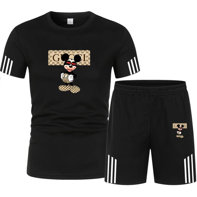 2022 New Men's Tracksuit T-shirt+Shorts Suit Two Piece Sets Summer Breathable Sportswear Brand Run Fitness Basketball Clothes
2022 New Men's Tracksuit T-shirt+Shorts Suit Two Piece Sets Summer Breathable Sportswear Brand Run Fitness Basketball Clothes