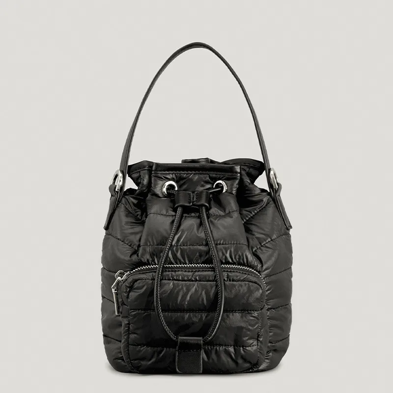 2023 Vintage Down Cotton Bucket Women's Bag Fashion Nylon Diamond Drawstring Shoulder Bag High Quality Women Purse And Handbags
2023 Vintage Down Cotton Bucket Women's Bag Fashion Nylon Diamond Drawstring Shoulder Bag High Quality Women Purse And Handbags