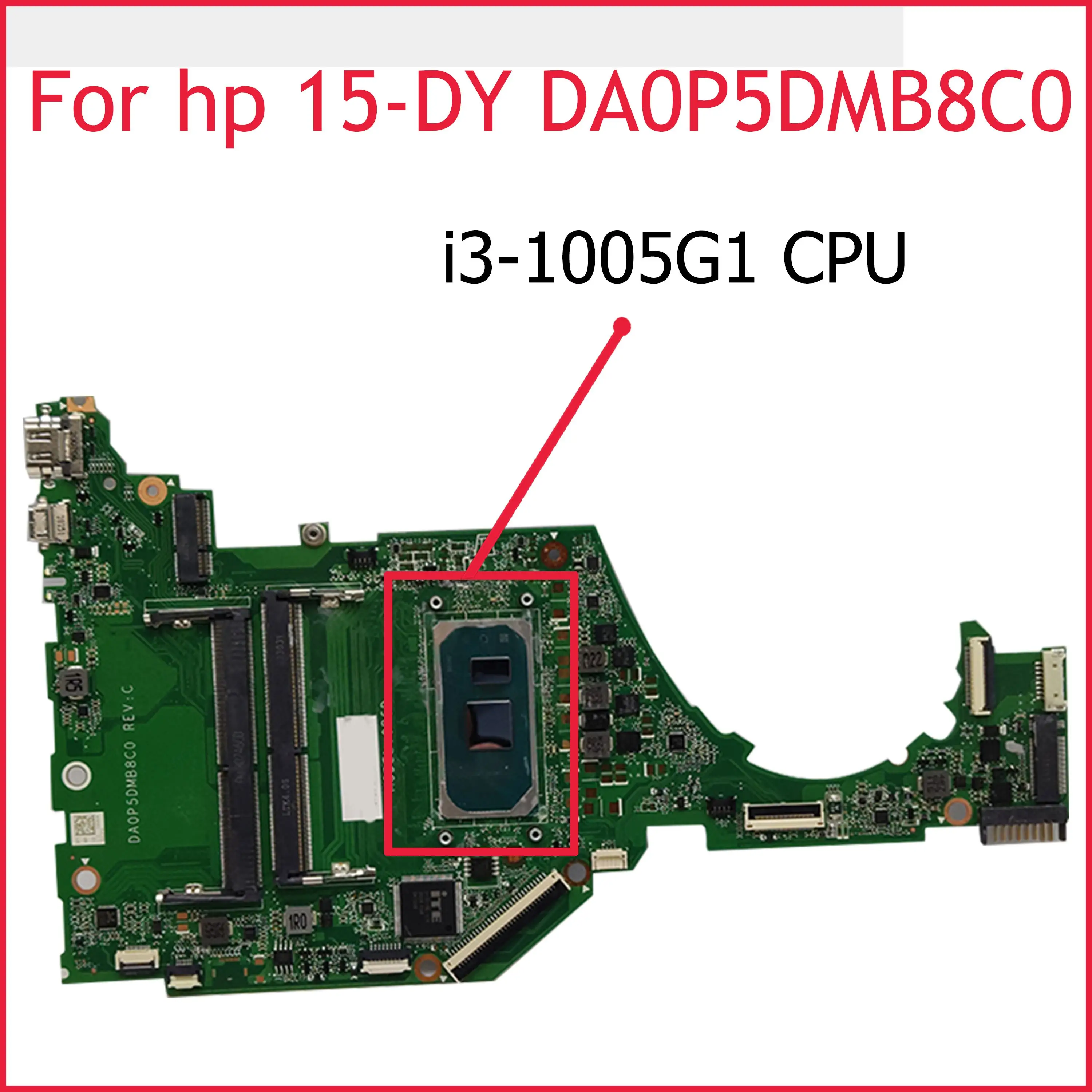Материнская плата для ноутбука HP 15-DY, материнская плата для ноутбука DA0P5DMB8C0 REV: C W/Φ, рабочая материнская плата
Материнская плата для ноутбука HP 15-DY, материнская плата для ноутбука DA0P5DMB8C0 REV: C W/Φ, рабочая материнская плата