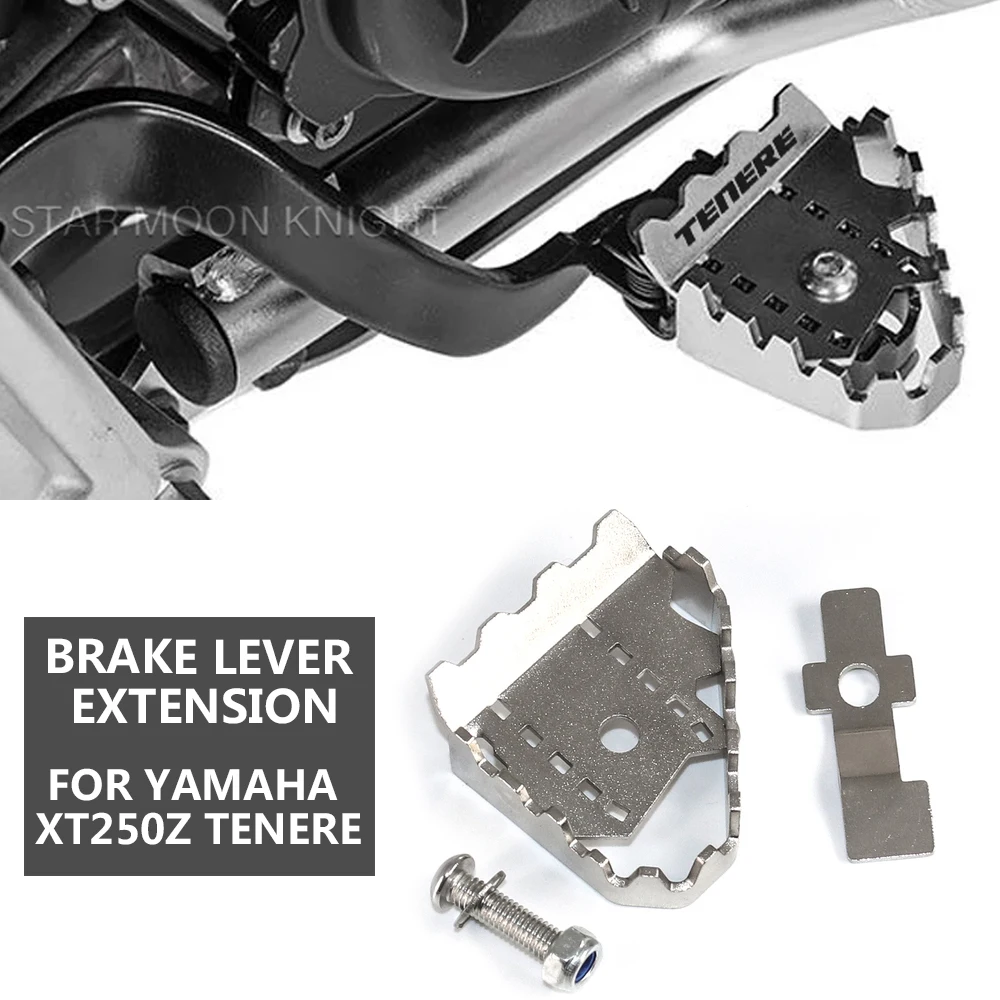 For YAMAHA XT250Z Tenere XTZ 250 XTZ250 Motorcycle Accessories Brake Lever Extension Pedal Step Tip Plate Enlarge Extender
For YAMAHA XT250Z Tenere XTZ 250 XTZ250 Motorcycle Accessories Brake Lever Extension Pedal Step Tip Plate Enlarge Extender
