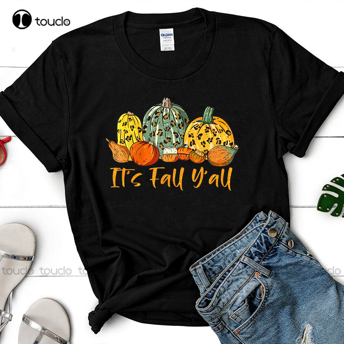 New Fall Vibes It'S Fall Y'All Funny Leopard Pumpkin Autumn Black T-Shirt Girl Shirts
New Fall Vibes It'S Fall Y'All Funny Leopard Pumpkin Autumn Black T-Shirt Girl Shirts