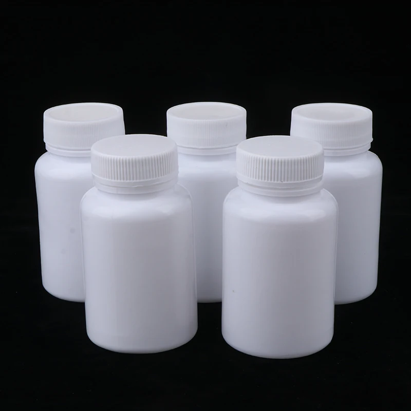 5Pcs 15ml -100ml White Plastic Empty Sealing Bottles Solid Powder Medicine Pill Capsule Containers Reagent Liquid Packing Bottle
5Pcs 15ml -100ml White Plastic Empty Sealing Bottles Solid Powder Medicine Pill Capsule Containers Reagent Liquid Packing Bottle