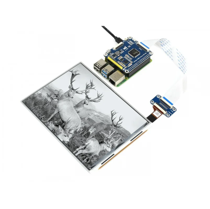 Waveshare 7.8inch E-Ink display HAT for Raspberry Pi, 1872*1404 resolution,IT8951 controller, USB/SPI/I80 interface
Waveshare 7.8inch E-Ink display HAT for Raspberry Pi, 1872*1404 resolution,IT8951 controller, USB/SPI/I80 interface