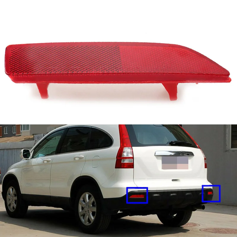 1 Pair Red Rear Bumper Reflector Lamps Cover For Honda CRV 2007-2009 Rear Bumper Light High Quality Car Accessories
1 Pair Red Rear Bumper Reflector Lamps Cover For Honda CRV 2007-2009 Rear Bumper Light High Quality Car Accessories