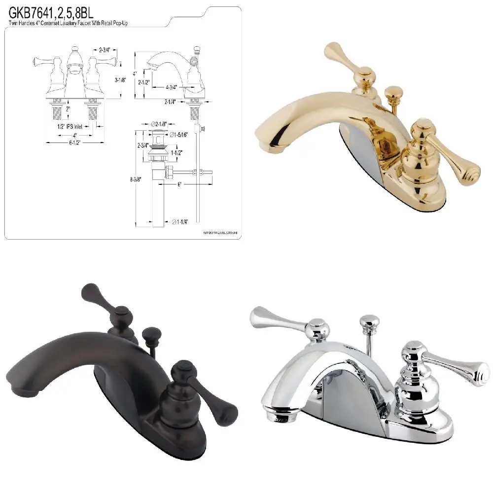 Elegant Polished 4" Brass Bathroom Faucet - Perfect Decor for Any Vanity Room, Ideal for Home Improvement
Elegant Polished 4" Brass Bathroom Faucet - Perfect Decor for Any Vanity Room, Ideal for Home Improvement