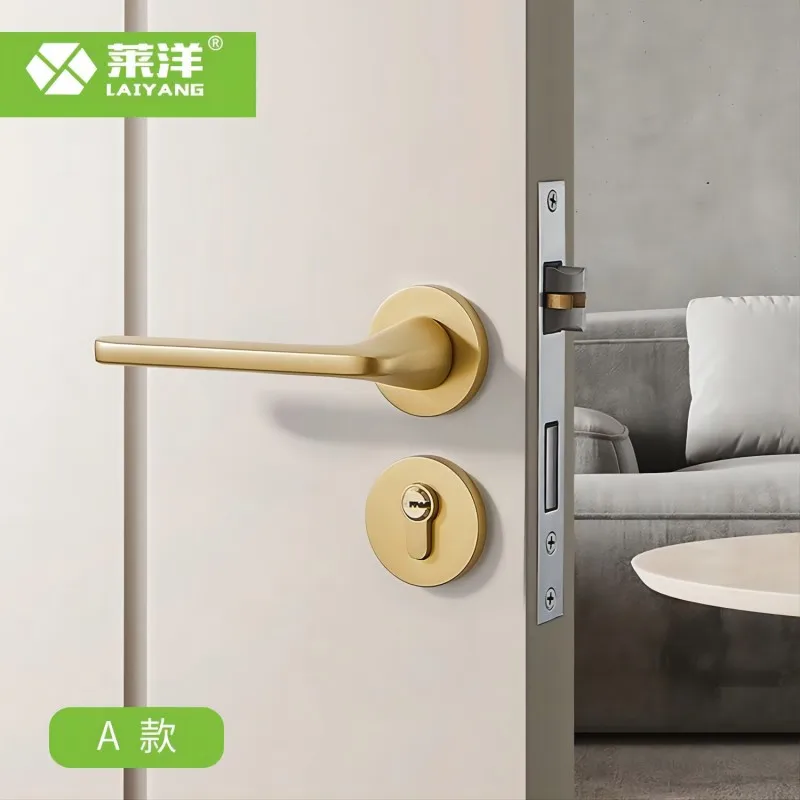 Indoor door lock domestic room door lock magnetic suction wood door split handle lock bedroom gold door handle wholesale enginee
Indoor door lock domestic room door lock magnetic suction wood door split handle lock bedroom gold door handle wholesale enginee