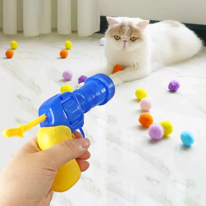 Cat Toys Interactive Teaser with plush ball Training Toy Creative Kittens Mini Pompoms Games Toys Pets Supplies Toys For Cat
Cat Toys Interactive Teaser with plush ball Training Toy Creative Kittens Mini Pompoms Games Toys Pets Supplies Toys For Cat