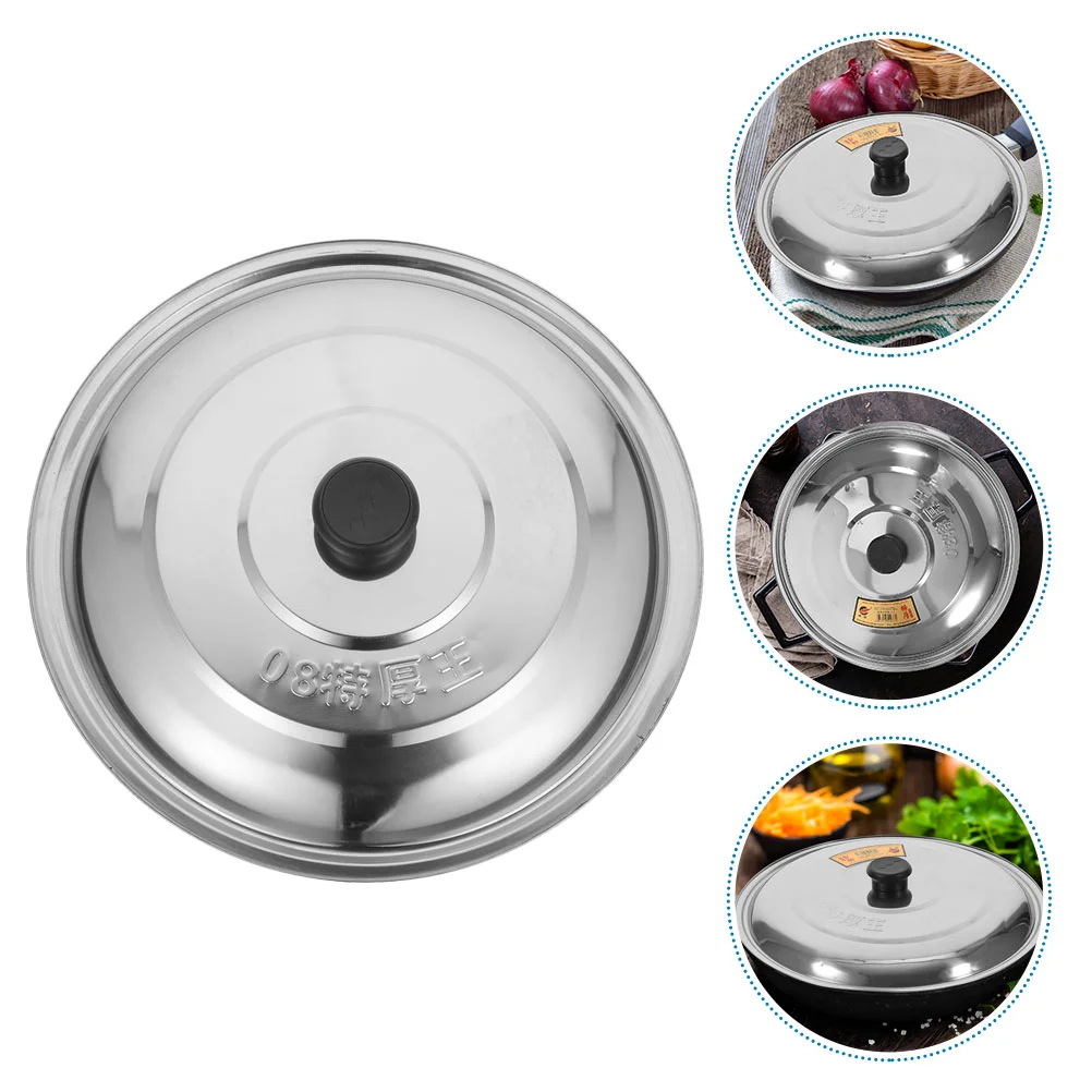 Stainless Steel Pan Multi-function Pot Round Stainless Steel Lid For Pots And Pans Kitchen Supply
Stainless Steel Pan Multi-function Pot Round Stainless Steel Lid For Pots And Pans Kitchen Supply