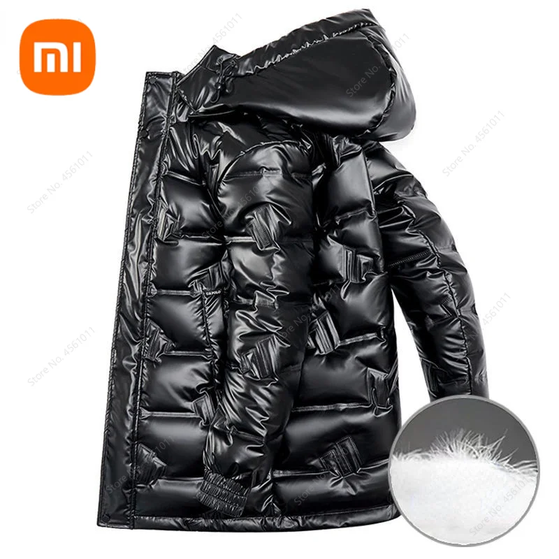Youpin Winter Duck Down Jacket Mens Hooded Winter Men Mid-Length Coat Thicken Warm Down Coat Male Black Gray Parkas High Quality
Youpin Winter Duck Down Jacket Mens Hooded Winter Men Mid-Length Coat Thicken Warm Down Coat Male Black Gray Parkas High Quality