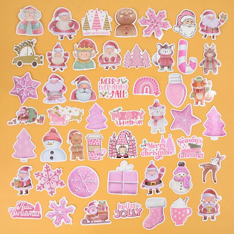 50Pcs Christmas Cartoon Pink Waterproof Stickers Santa Claus Snowman Decals DIY Notebook Suitcase Laptop Phone Car Sticker 
50Pcs Christmas Cartoon Pink Waterproof Stickers Santa Claus Snowman Decals DIY Notebook Suitcase Laptop Phone Car Sticker
