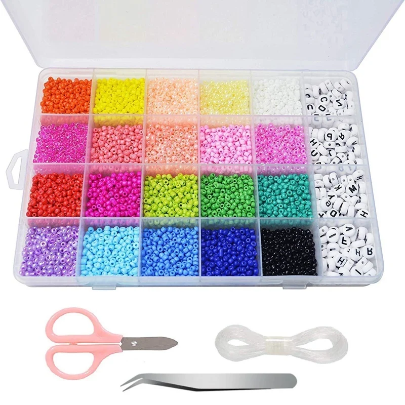 Beads Kit Alphabet Beads For Name Bracelets Jewelry Making And Crafts, With 33 Feet Long Elastic String Cords,Scissors,Tweezers
Beads Kit Alphabet Beads For Name Bracelets Jewelry Making And Crafts, With 33 Feet Long Elastic String Cords,Scissors,Tweezers