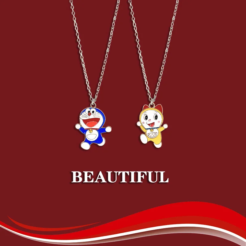 Doraemon alloy oil drop cartoon lovely necklace men and women fashion clavicle chain DoraBeauty gift for girlfriends friends
Doraemon alloy oil drop cartoon lovely necklace men and women fashion clavicle chain DoraBeauty gift for girlfriends friends