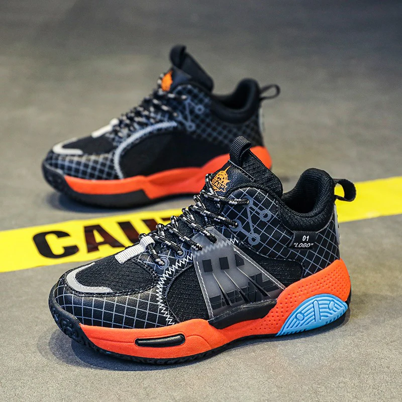 Large size children's basketball shoes girls boys high-top breathable sports shoes children's soft bottom running casual shoes
Large size children's basketball shoes girls boys high-top breathable sports shoes children's soft bottom running casual shoes