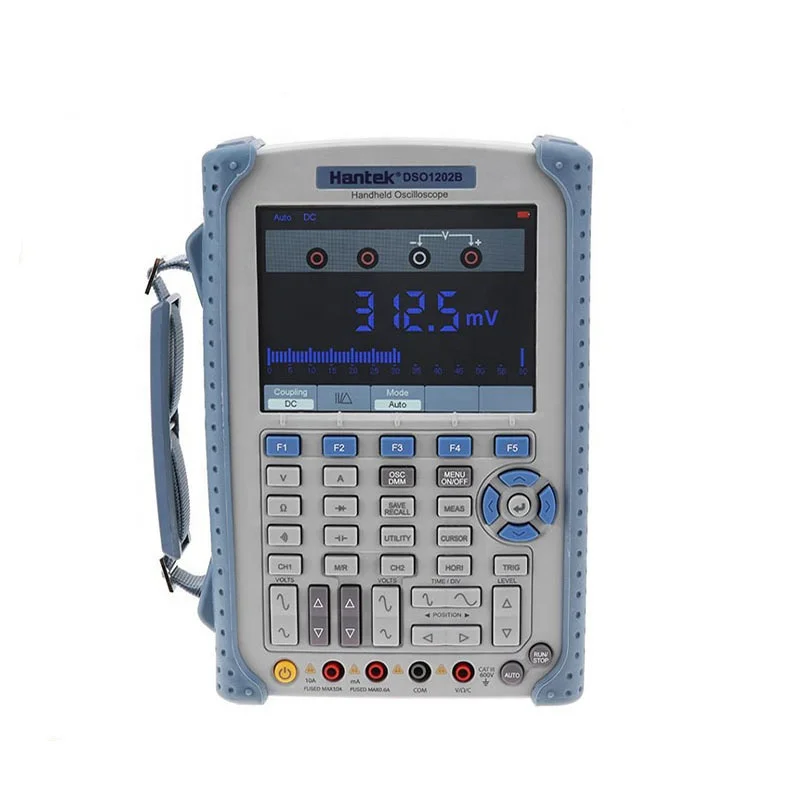 Hantek DSO1202B 2 Channels Digital Oscilloscope 200Mhz Handheld USB DMM Multimeter 1GSa/s Sample Rate
Hantek DSO1202B 2 Channels Digital Oscilloscope 200Mhz Handheld USB DMM Multimeter 1GSa/s Sample Rate
