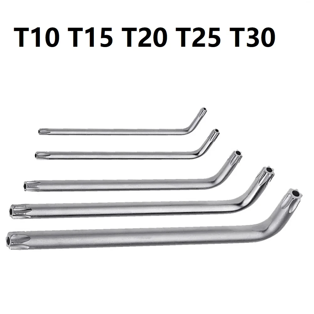 Screwdriver Torx Screwdrivers 5-Piece Set Alloy Steel Double-End High Hardness Silver Small Size Standard Hole
Screwdriver Torx Screwdrivers 5-Piece Set Alloy Steel Double-End High Hardness Silver Small Size Standard Hole