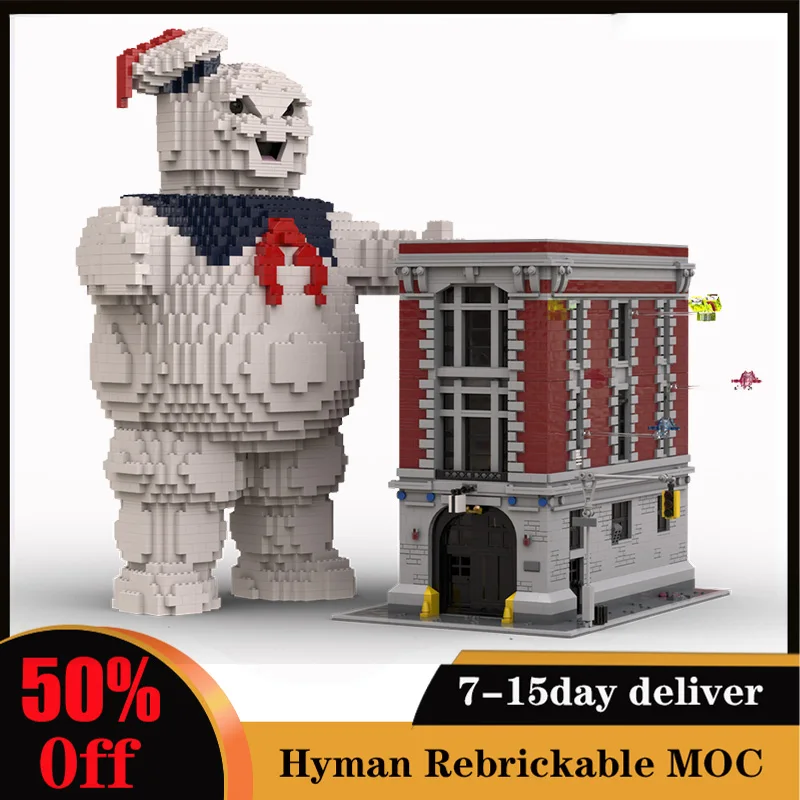 4242pcs MOC-110054 Stay Puft Marshmallow Man Building Blocks Customized Street View Bricks Assembled Toys Kids Birthday Gifts
4242pcs MOC-110054 Stay Puft Marshmallow Man Building Blocks Customized Street View Bricks Assembled Toys Kids Birthday Gifts