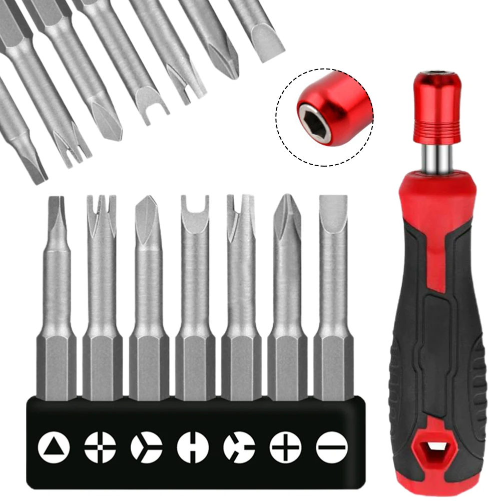 7pcs Metal Screwdriver Bits Set Irregular Batch Head Polished Screwdriver Handle For Screwdriver Bits Socket Wrench Hand Tools
7pcs Metal Screwdriver Bits Set Irregular Batch Head Polished Screwdriver Handle For Screwdriver Bits Socket Wrench Hand Tools