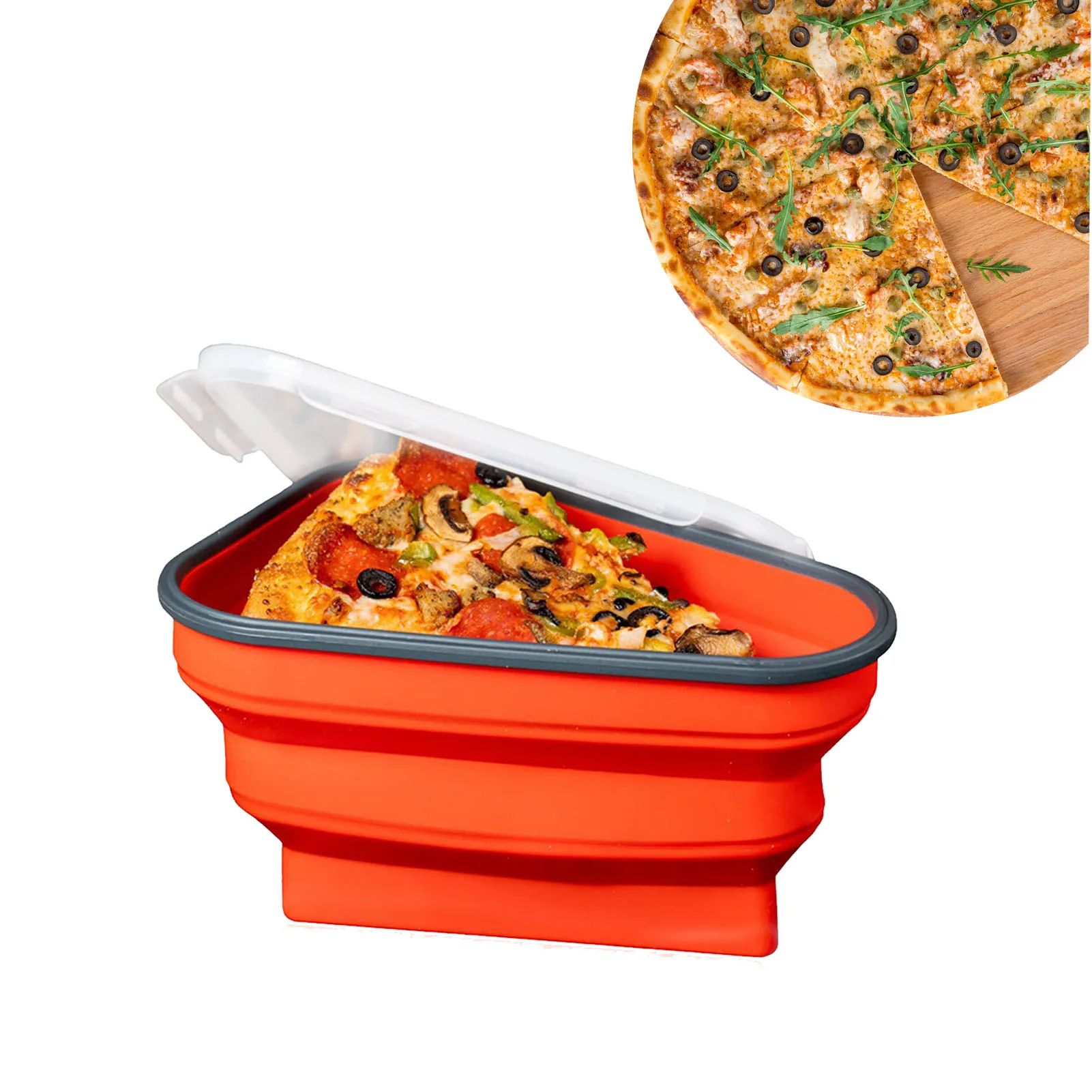 Portable Reusable Pizza Pack Box Pizza Storage Container Foldable Pizza Slice Container Kitchen Tools
Portable Reusable Pizza Pack Box Pizza Storage Container Foldable Pizza Slice Container Kitchen Tools