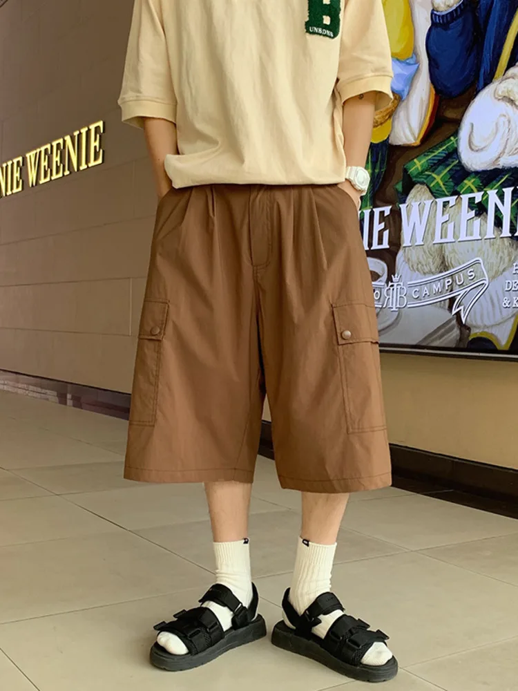 SYUHGFA 2022 Summer Fashion Men's Oversized Shorts Japanese Style Elastic Waist Pants Big Pocket Streetwear Hip Hop Clothing
SYUHGFA 2022 Summer Fashion Men's Oversized Shorts Japanese Style Elastic Waist Pants Big Pocket Streetwear Hip Hop Clothing