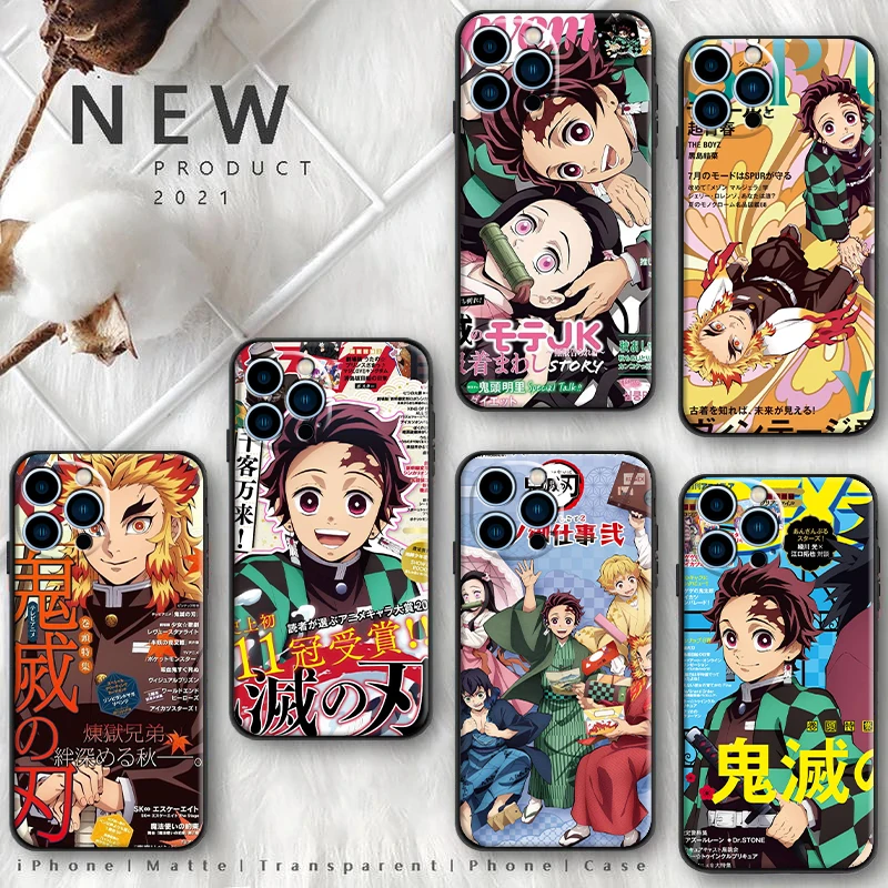 Demon Slayer Phone Case For iPhone 11 12 13 11Pro 6 7 8 12mini XR XS 12Pro MAX SE 2020 13 Pro black shell Cartoon Soft TPU Funda
Demon Slayer Phone Case For iPhone 11 12 13 11Pro 6 7 8 12mini XR XS 12Pro MAX SE 2020 13 Pro black shell Cartoon Soft TPU Funda